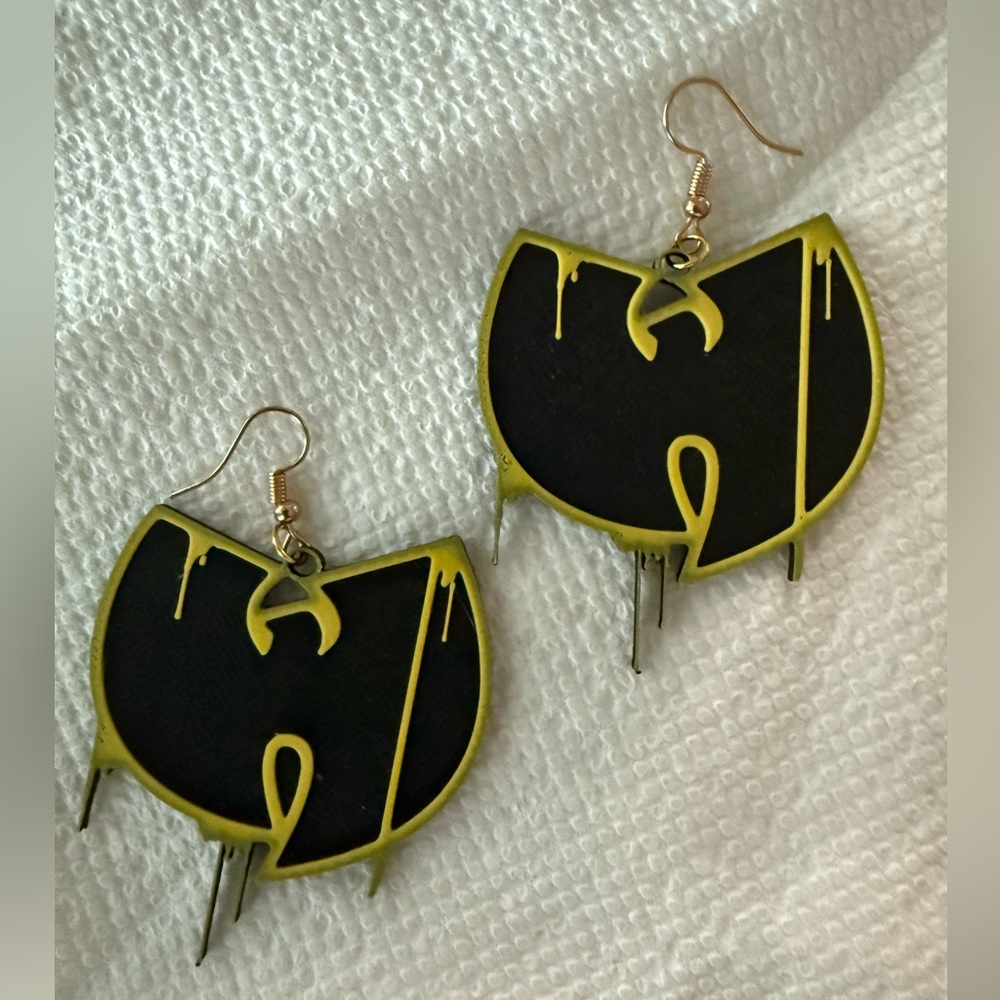 Wu Tang Clan Earrings rap hip hop nyc forever wutang school New York graffiti